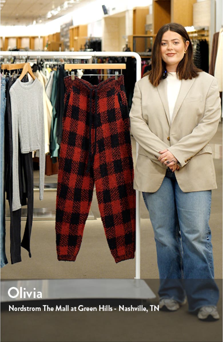 Cozy Knit Unisex Joggers, sales video thumbnail