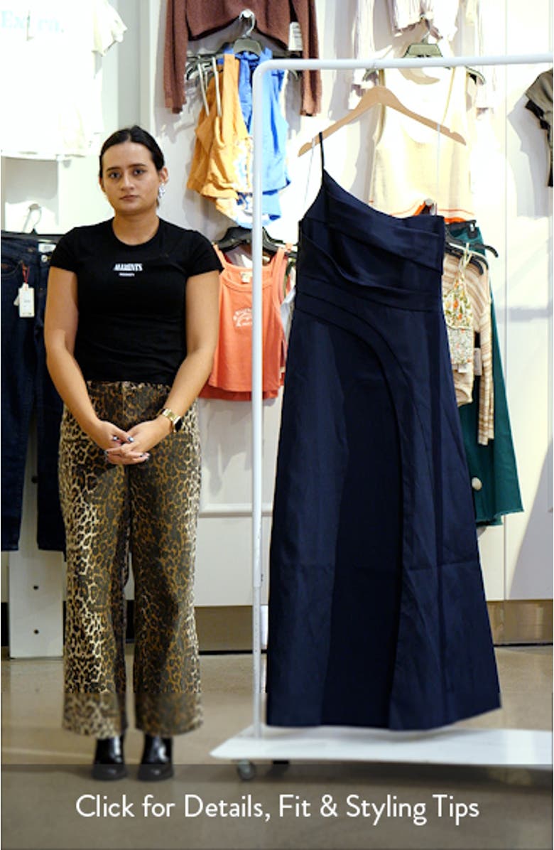 Jillian One-Shoulder Gown, sales video thumbnail