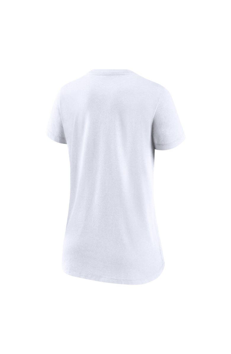 Nike Women's Nike White Los Angeles Chargers Hometown Collection Tri-Blend V-Neck T-Shirt, Alternate, color, White