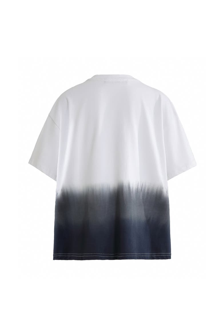 Ombre Relaxed Tee, Alternate, color, White
