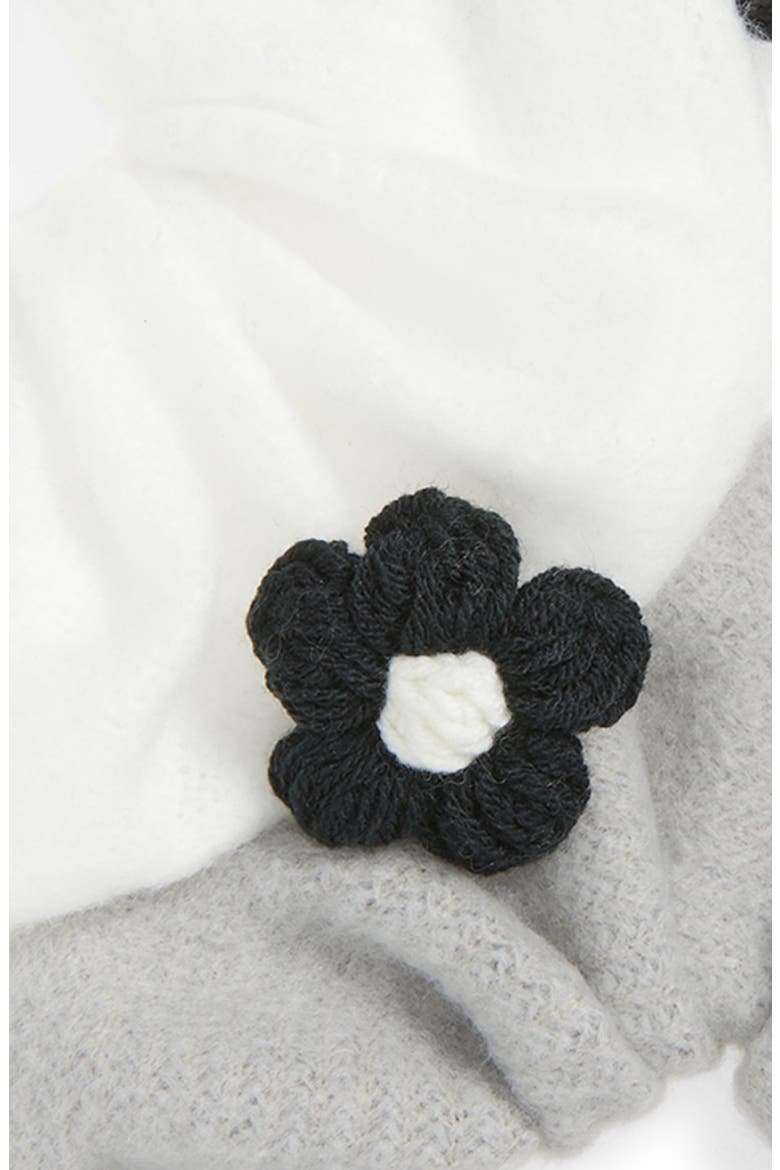 3-Pack Knit Scrunchies, Alternate, color, IVORY/ BLK/ GREY