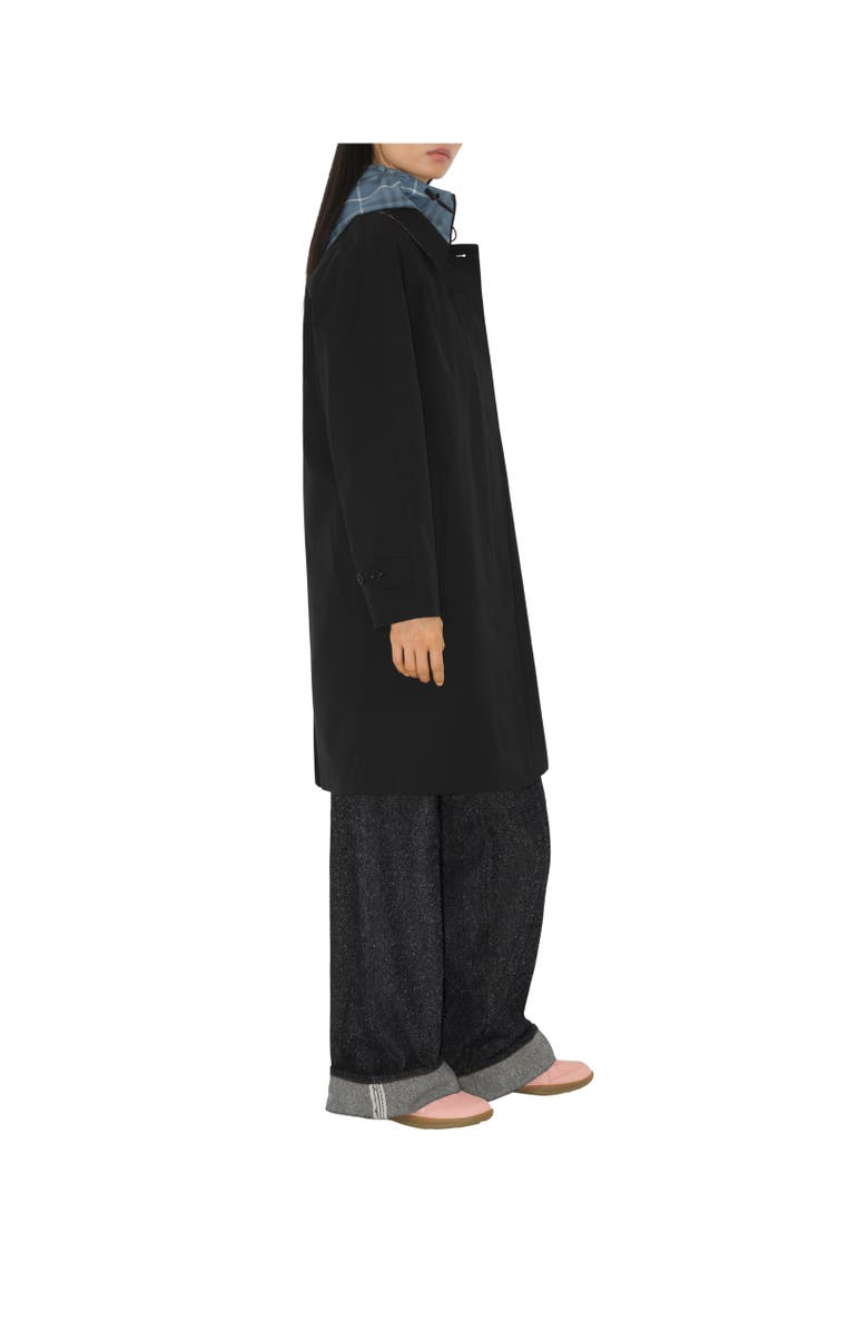 Burberry Mid-length Camden Heritage Car Coat, Alternate, color, Black