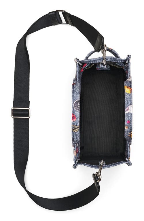 Marc Jacobs Denim Trompe Loeil Trinket Small Tote