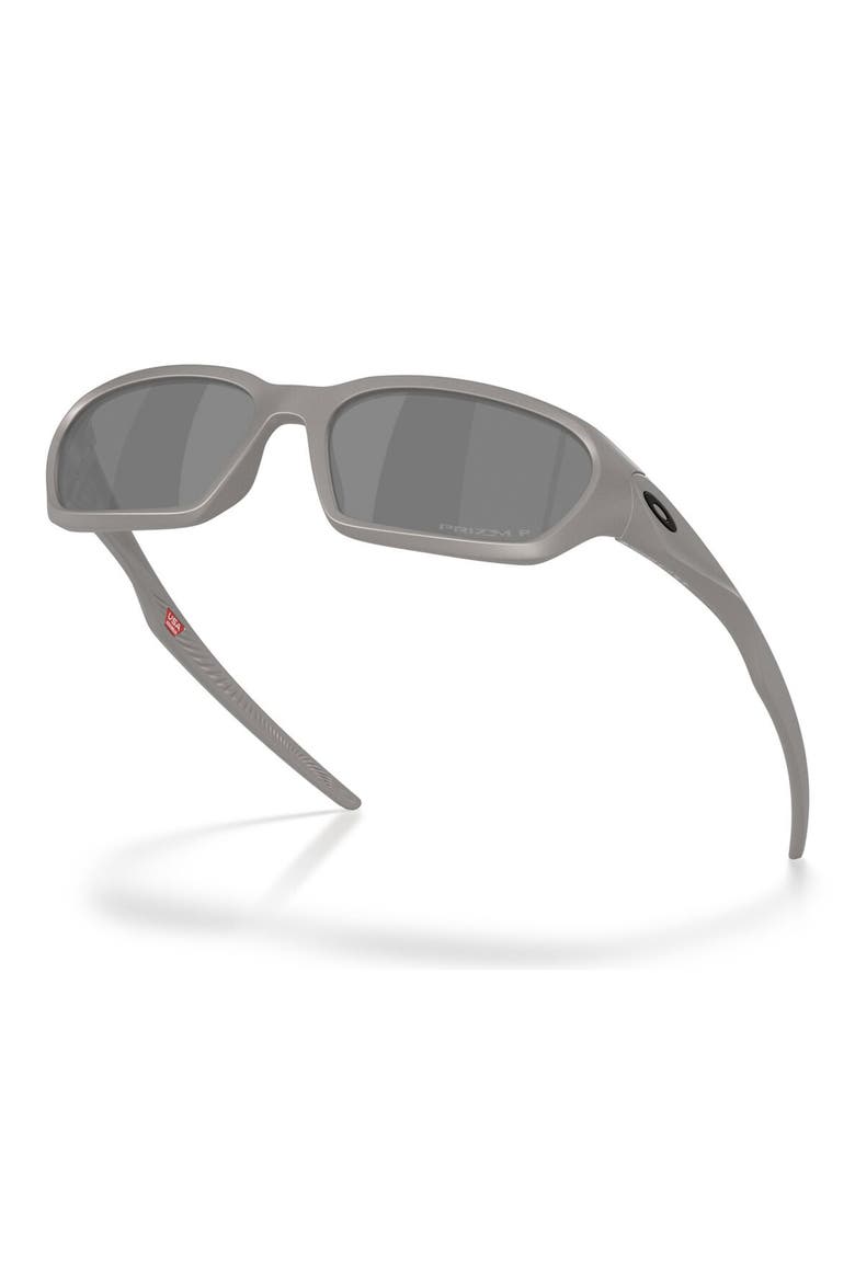 Terraforma 58mm Prizm™ Polarized Rectangular Sunglasses, Alternate, color, TITANIUM / PRIZM BLACK
