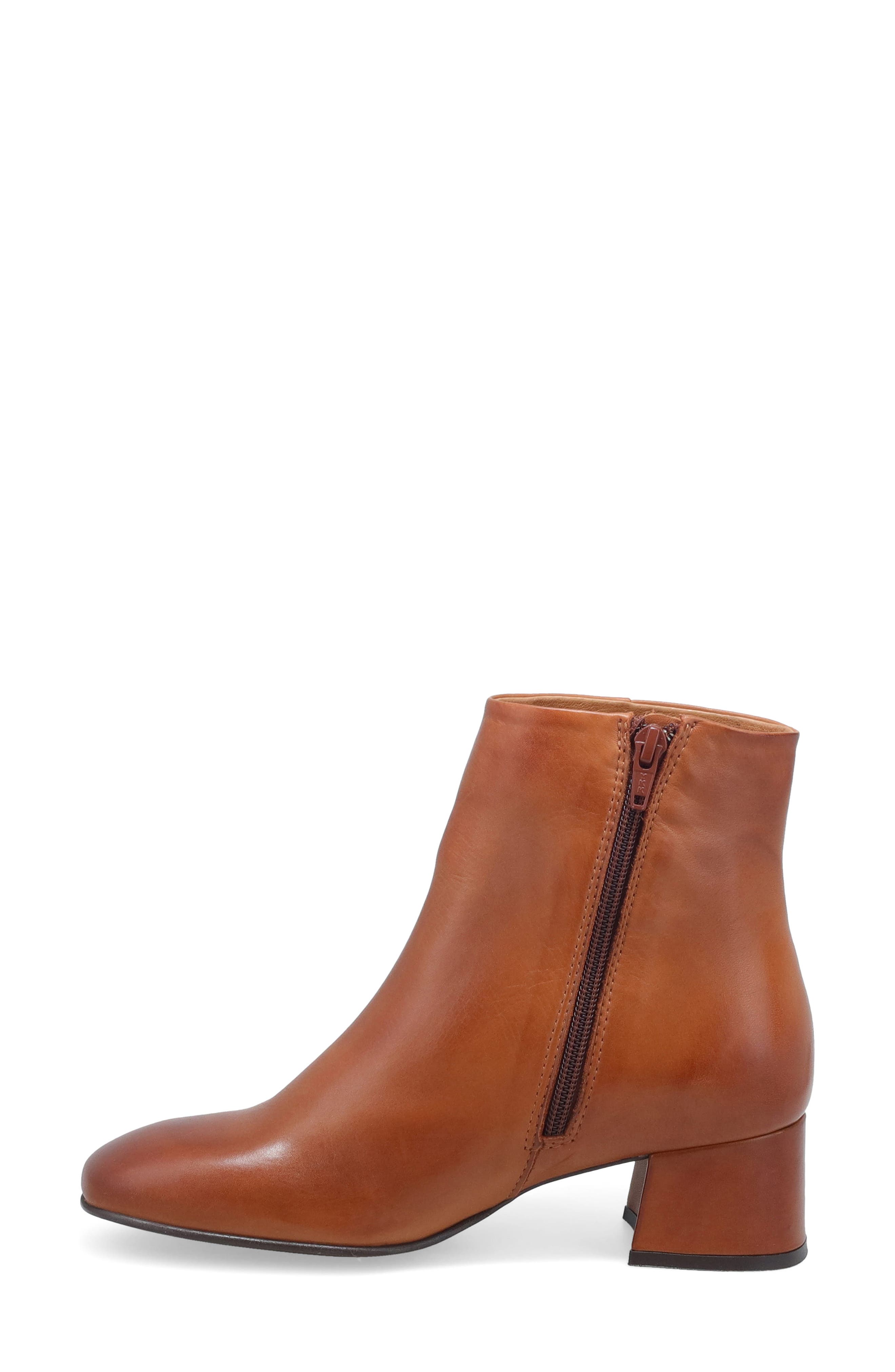 Garin Bootie, Alternate, color, BRANDY