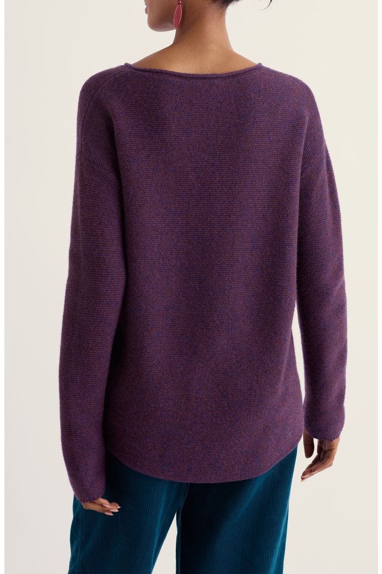 Fruity II Merino Wool Blend Sweater, Alternate, color, LOGANBERRY