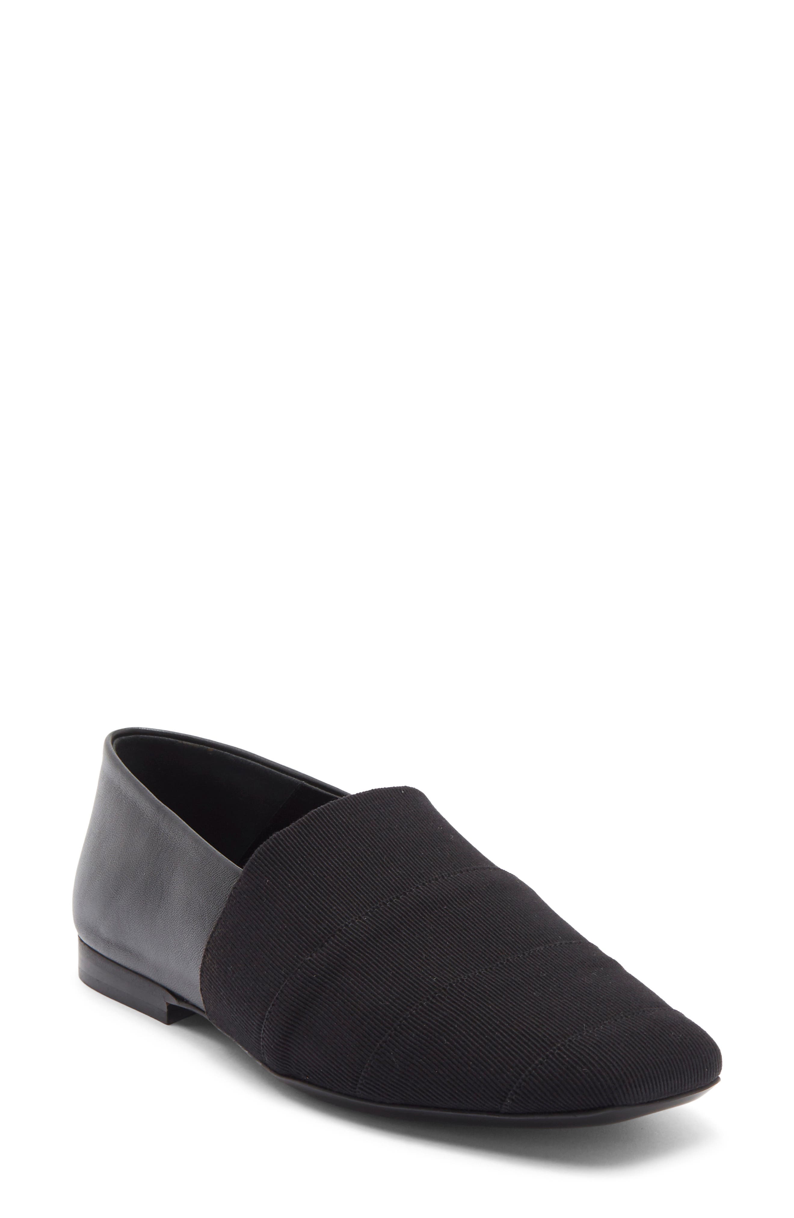 FERRAGAMO Alkes Flat Loafer, Main, color, Black