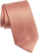 David Donahue Jacquard Silk Tie