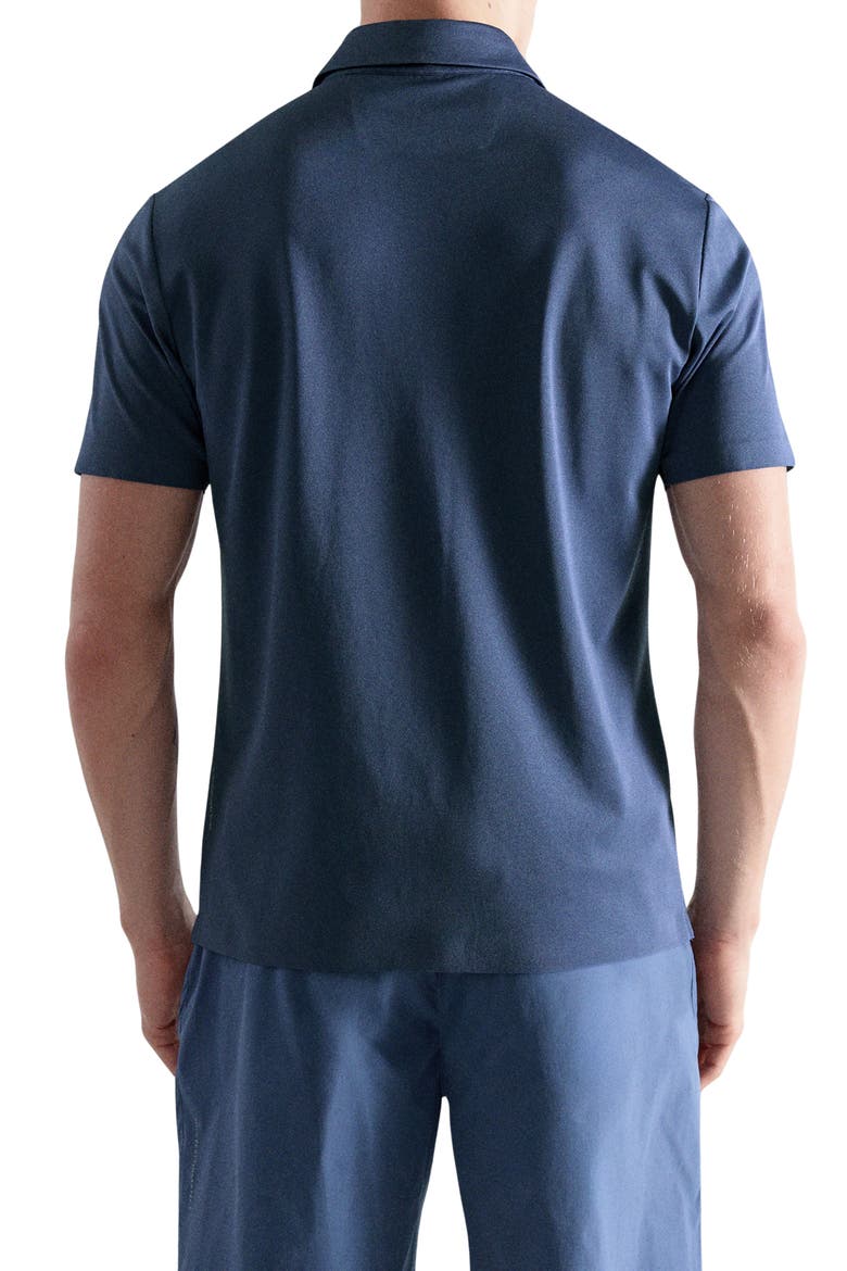 Slim Fit Coolmax® Polo, Alternate, color, INK BLUE