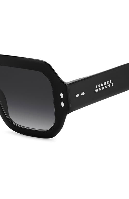 Isabel Marant 51mm Square Sunglasses In Black