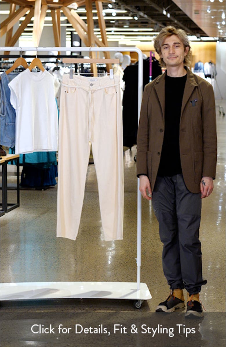 Tie Waist Wide Leg Jeans, sales video thumbnail