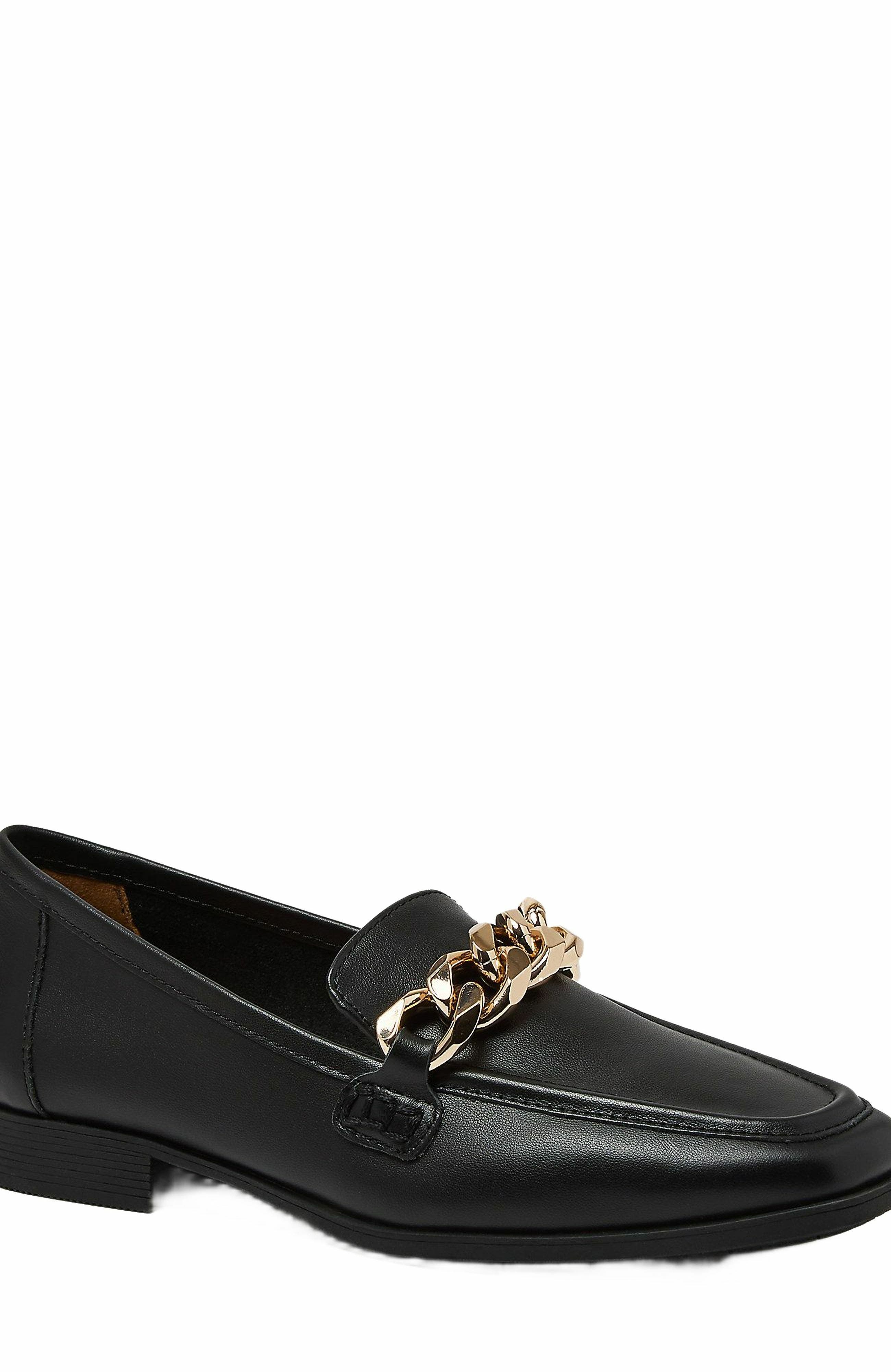 Lands' End Chain Leather Loafers, Alternate, color, 