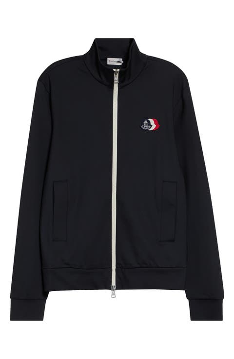 Nylon Blend Track Jacket