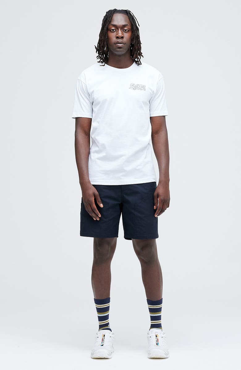 Stance Freshtek<sup>™</sup> Carpenter Shorts, Alternate, color, True Black