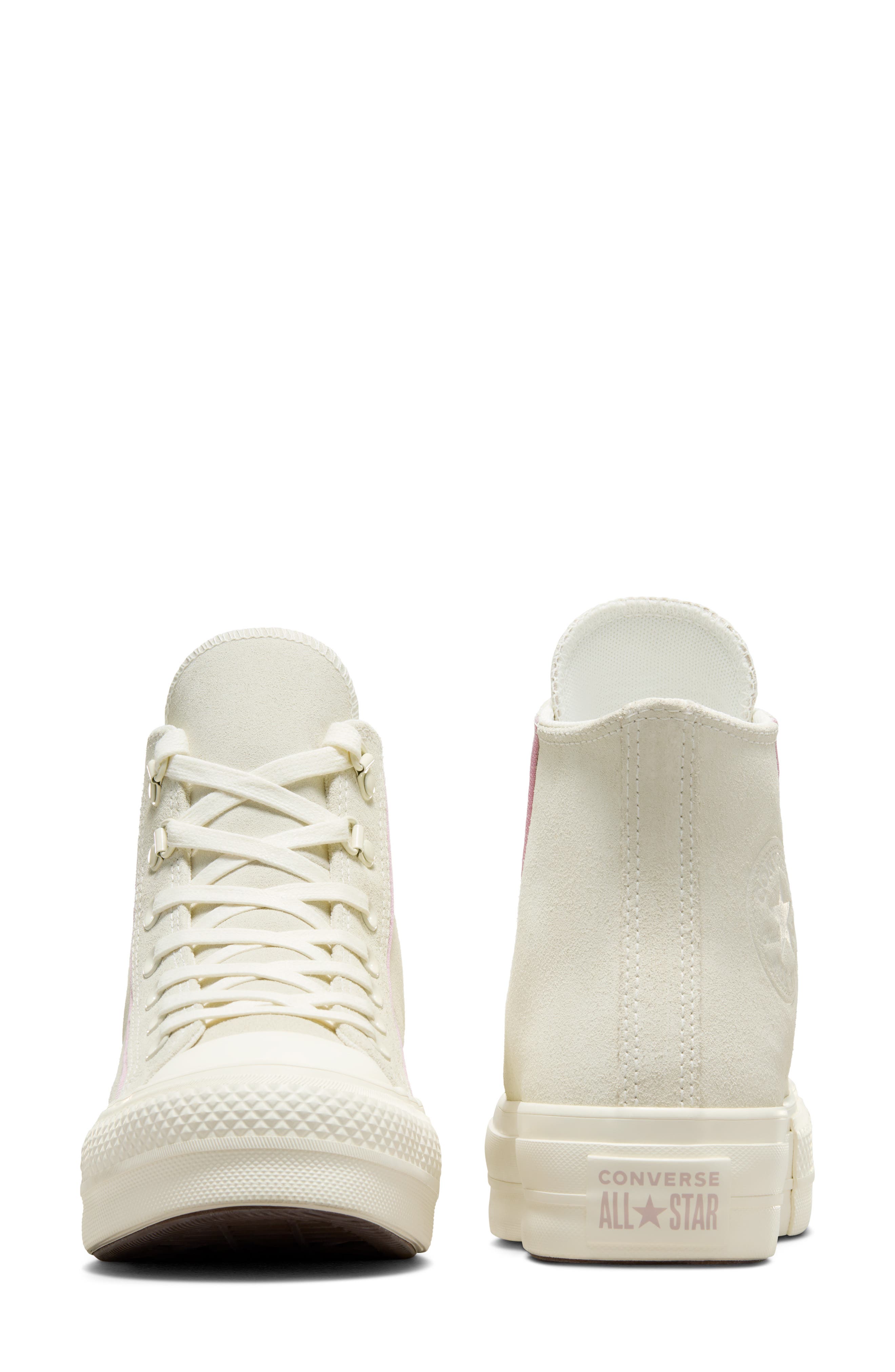 Chuck Taylor® All Star® Lift High Top Platform Sneaker, Alternate, color, EGRET/ PHANTOM VIOLET/ EGRET