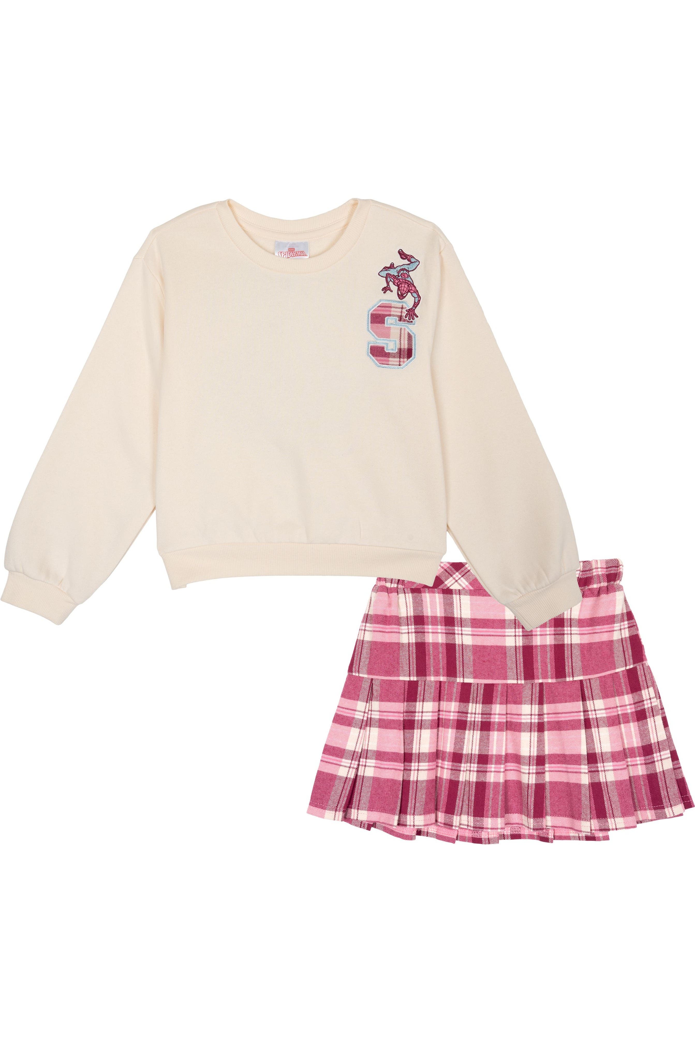 selected Spider Man Pink Plaid