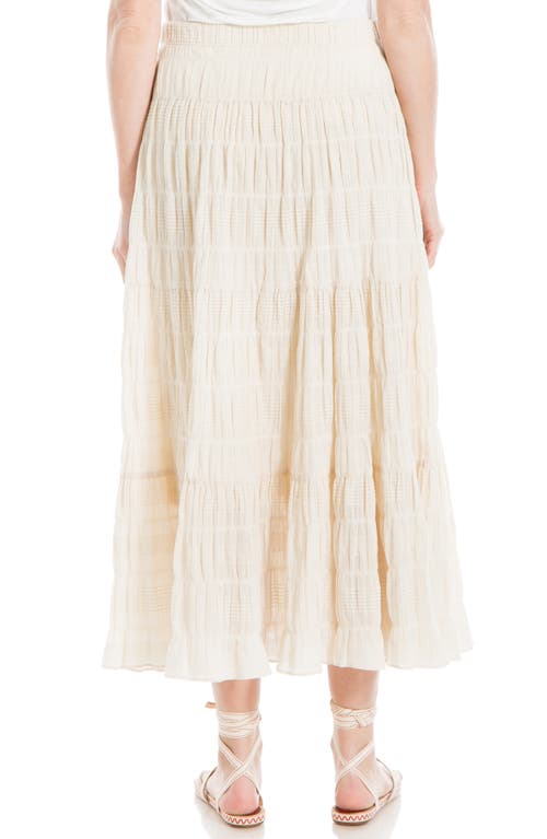 Max Studio Textured Midi Skirt