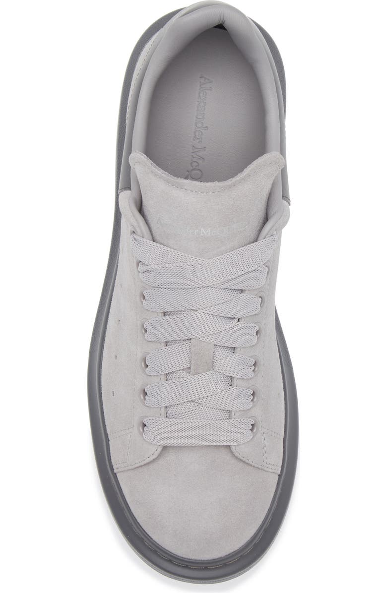 McQueen Oversize Sneaker, Alternate, color, Zinc