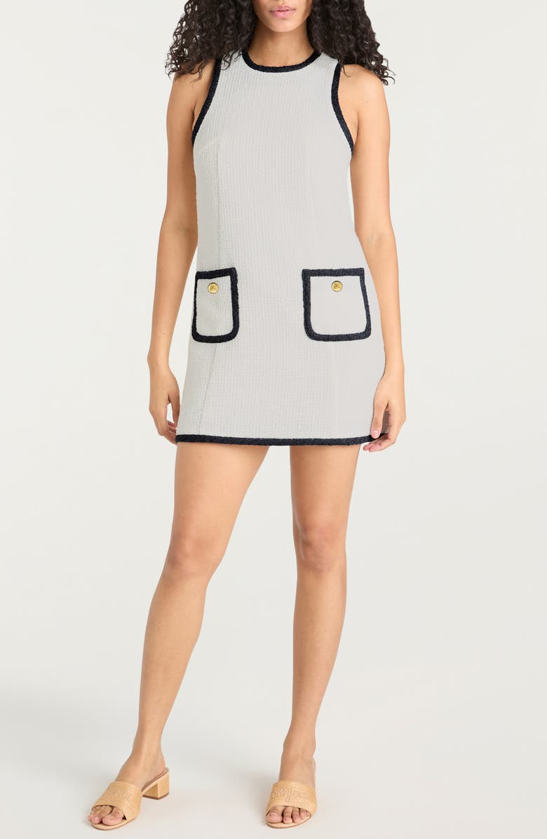 Cinq à Sept Auden Sleeveless Bouclé Dress, Main, color,