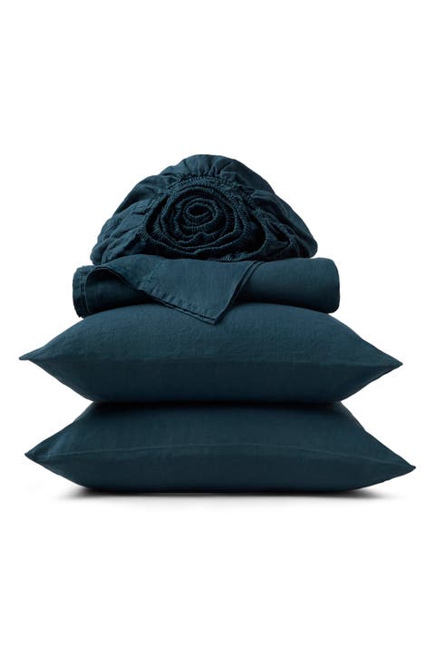 Relaxed Organic Linen Sheet Set