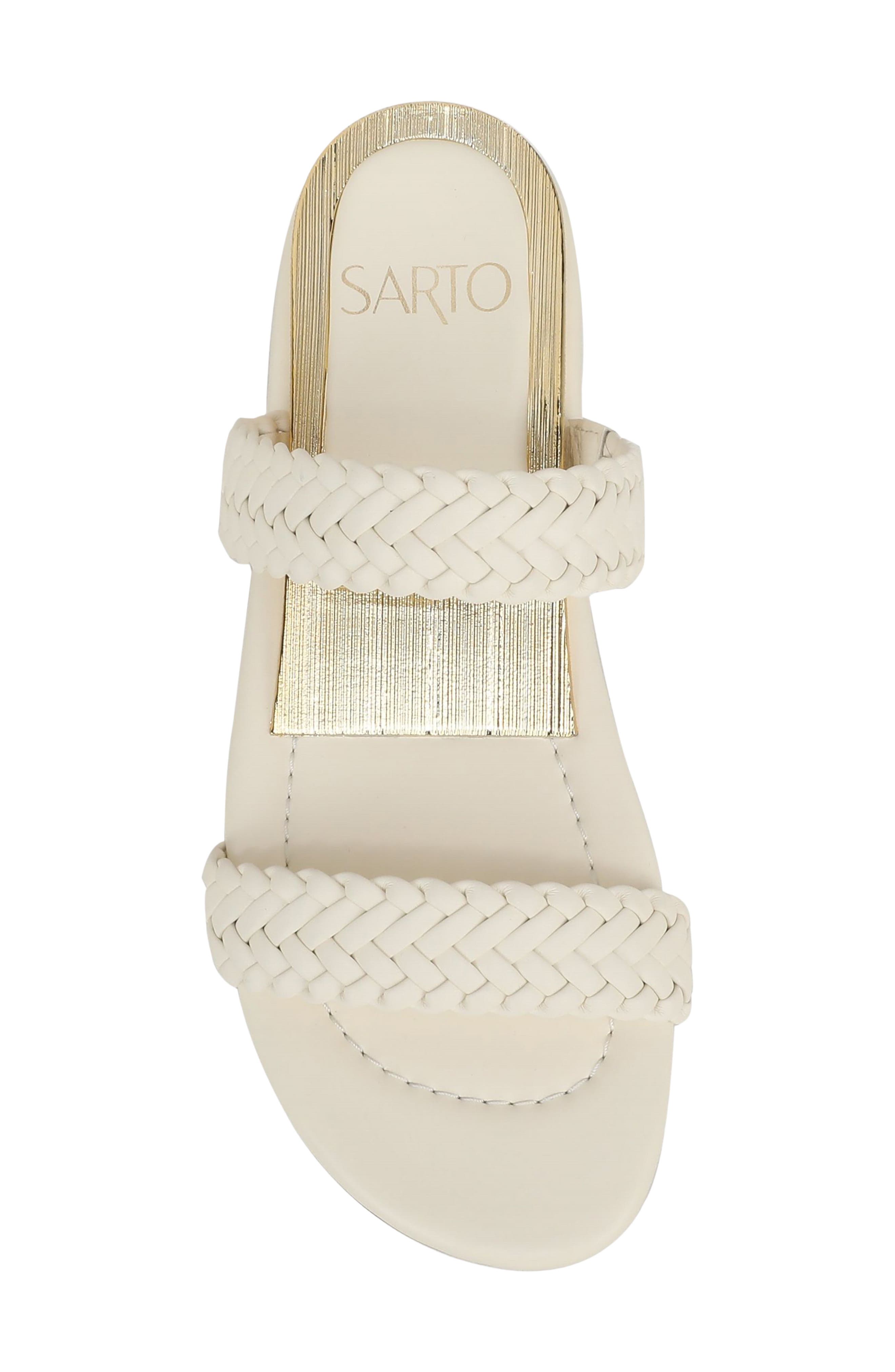 Maggie Two-Strap Wedge Sandal, Alternate, color, MARSHMALLOW