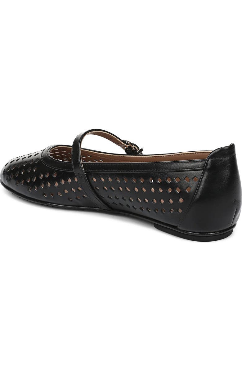 Naturalizer Aria Perforated Mary Jane Flat, Alternate, color, Black
