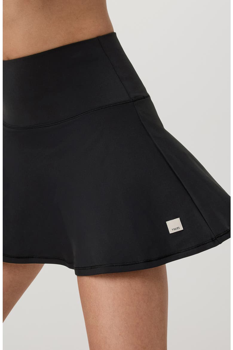 Baseline Tennis Skirt, Alternate, color, BLACK