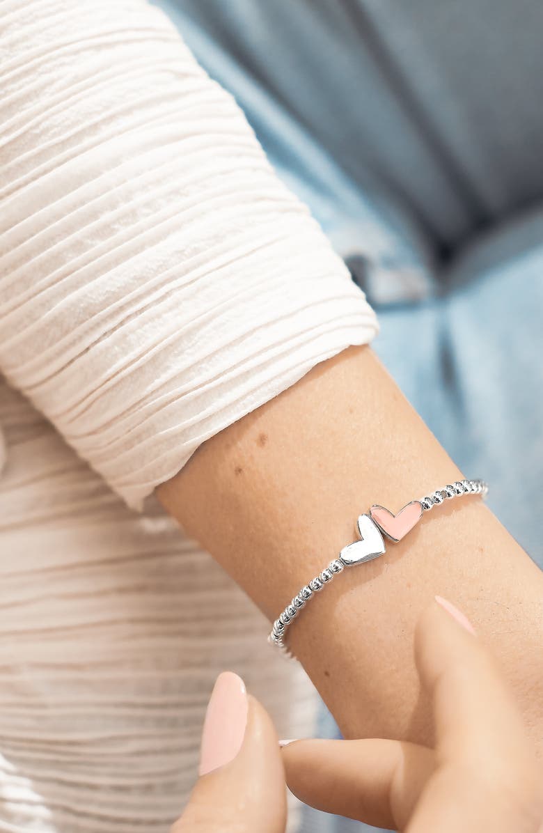 A Littles & Co A Little 'Best Bestie' Bracelet, Alternate, color, Metallic Silver