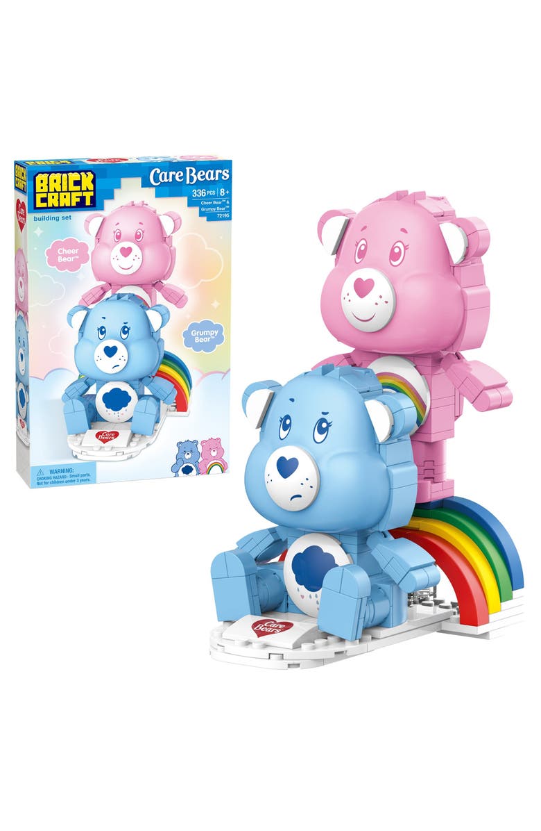 Brickcraft Care Bears Cheer Bear & Grumpy Bear Building Set, Main, color, Pink