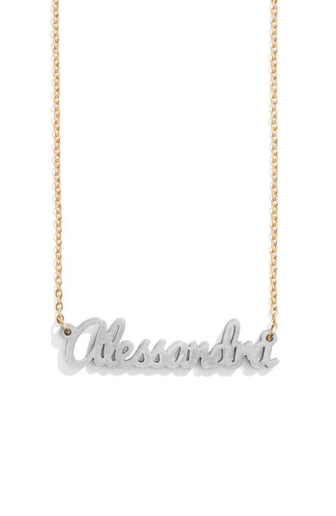 Personalized Pendant Necklace