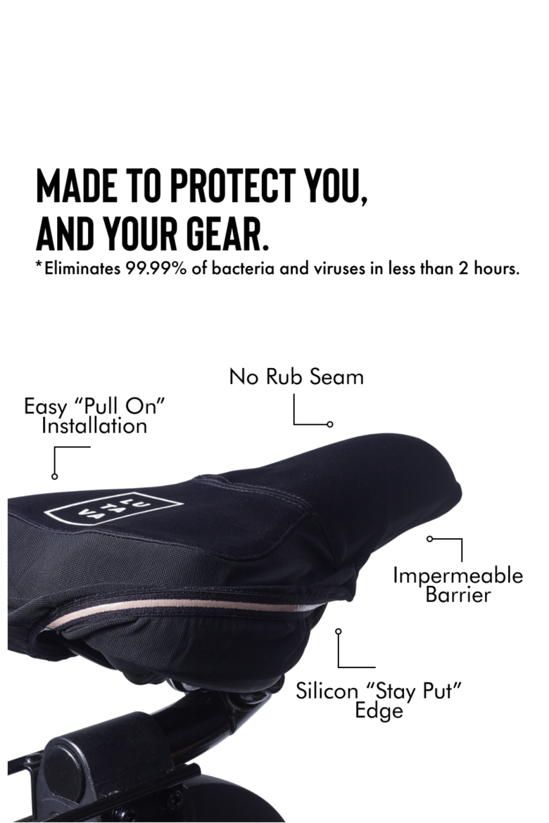 Antimicrobial Saddle Slip Cover, Alternate, color, Black