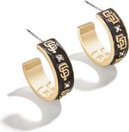 WEAR by Erin Andrews x BaubleBar San Francisco Giants Enamel Hoop Earrings