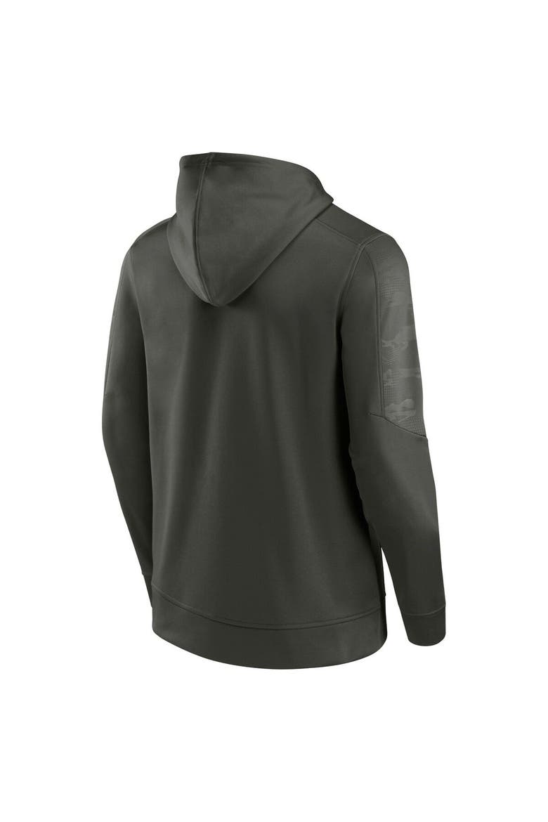 Men's Fanatics Branded Olive Wisconsin Badgers OHT Military Appreciation Guardian Pullover Hoodie, Alternate, color, Olive