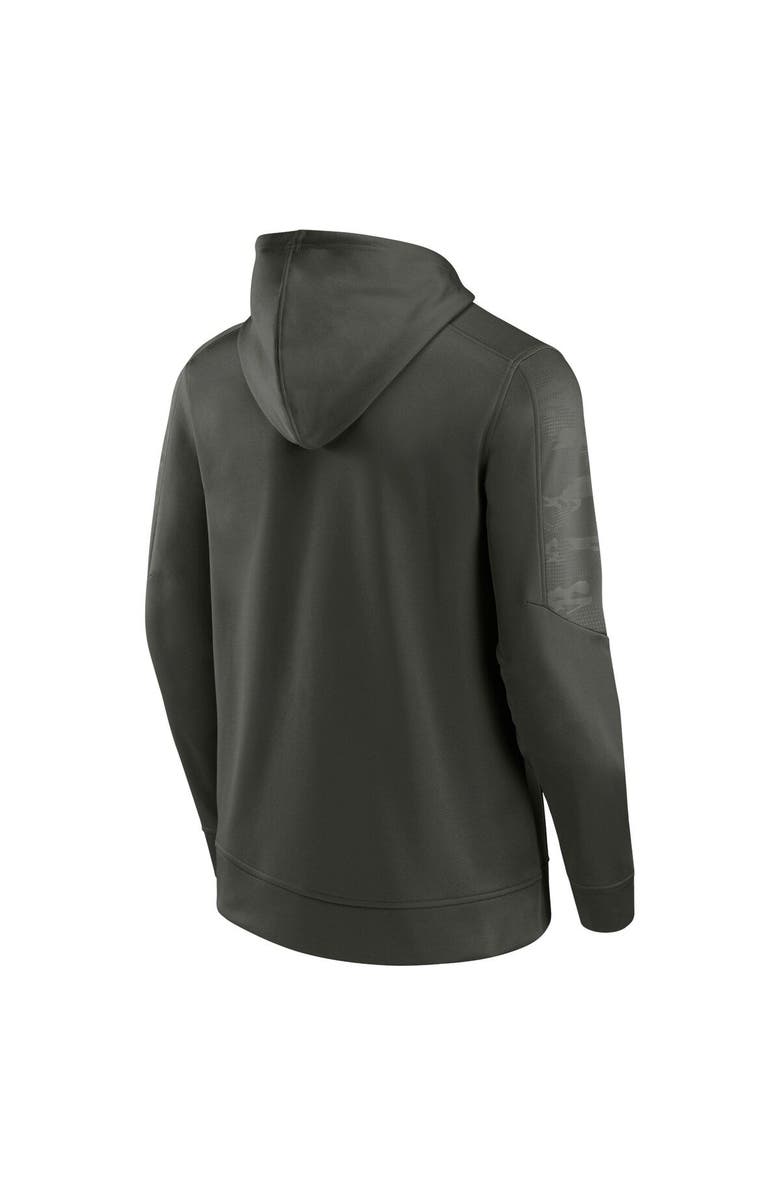 FANATICS Men's Fanatics Branded Olive Wisconsin Badgers OHT Military Appreciation Guardian Pullover Hoodie, Alternate, color, Olive