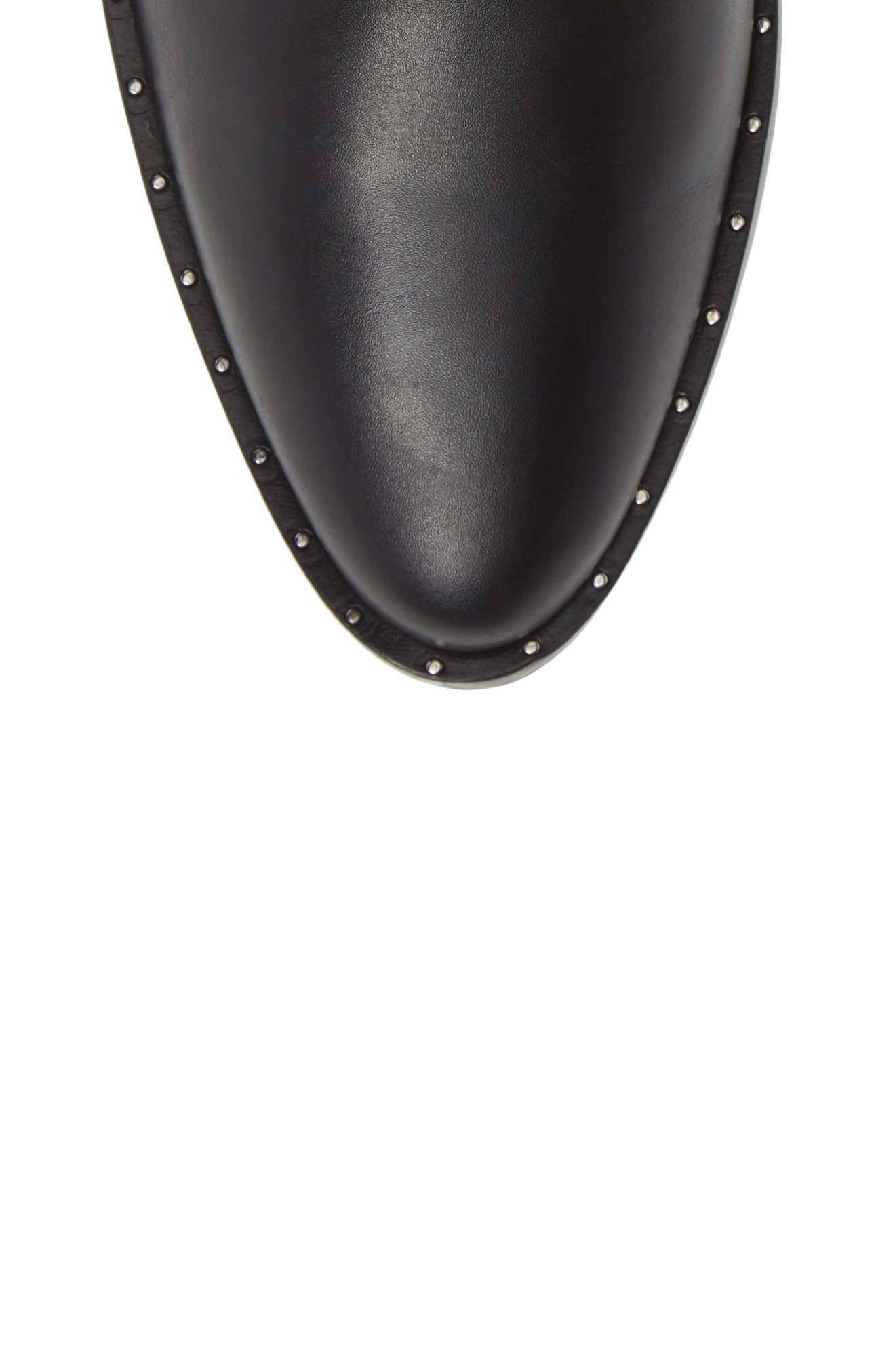 Sleek Chelsea Boot, Alternate, color, BLACK CALF