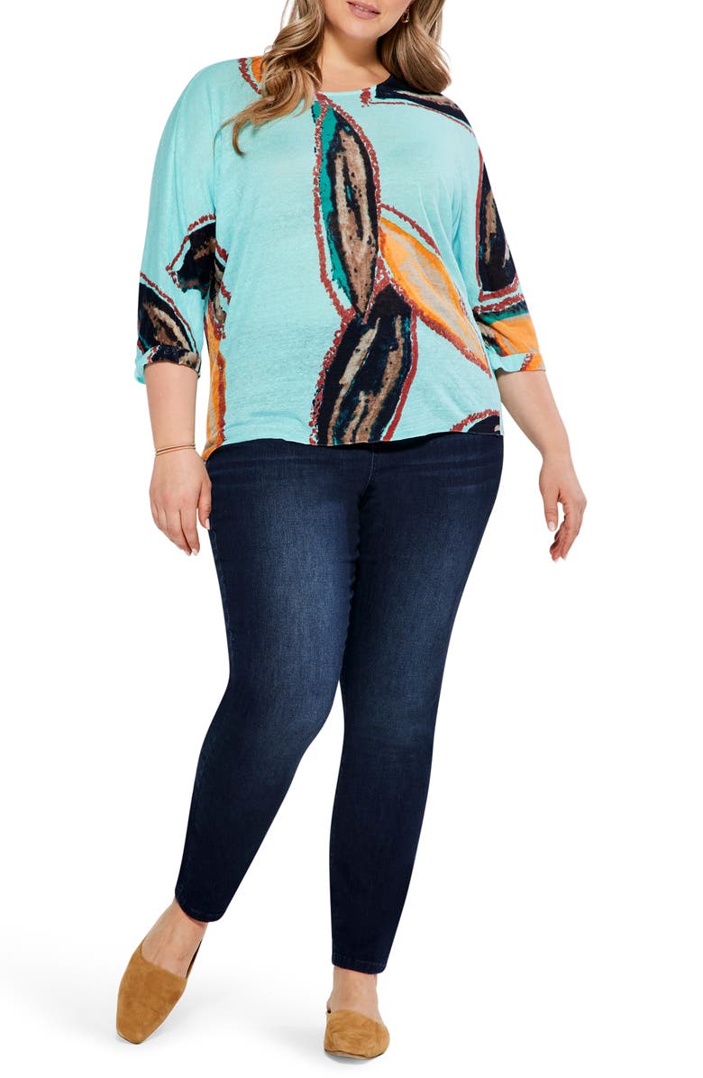 NIC+ZOE Grove Linen Blend Sweater, Alternate, color, 