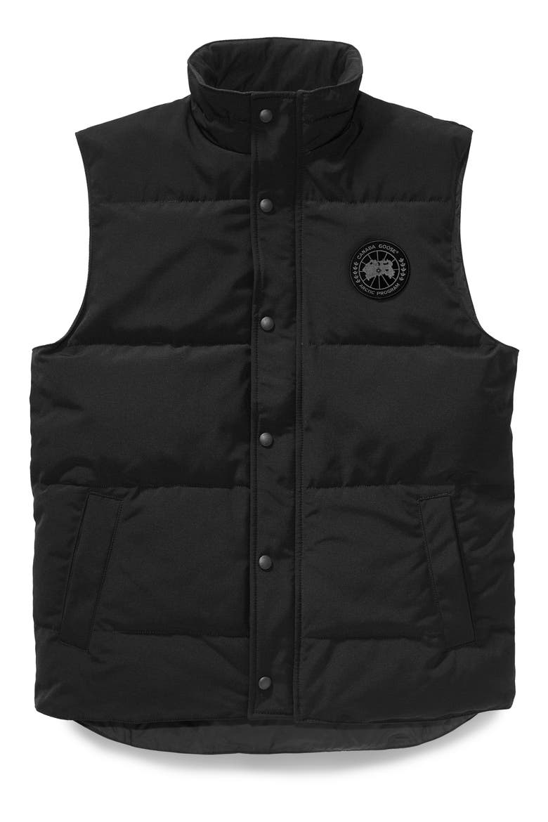 Garson Water Repellent 625 Fill Power Down Vest, Alternate, color, BLACK