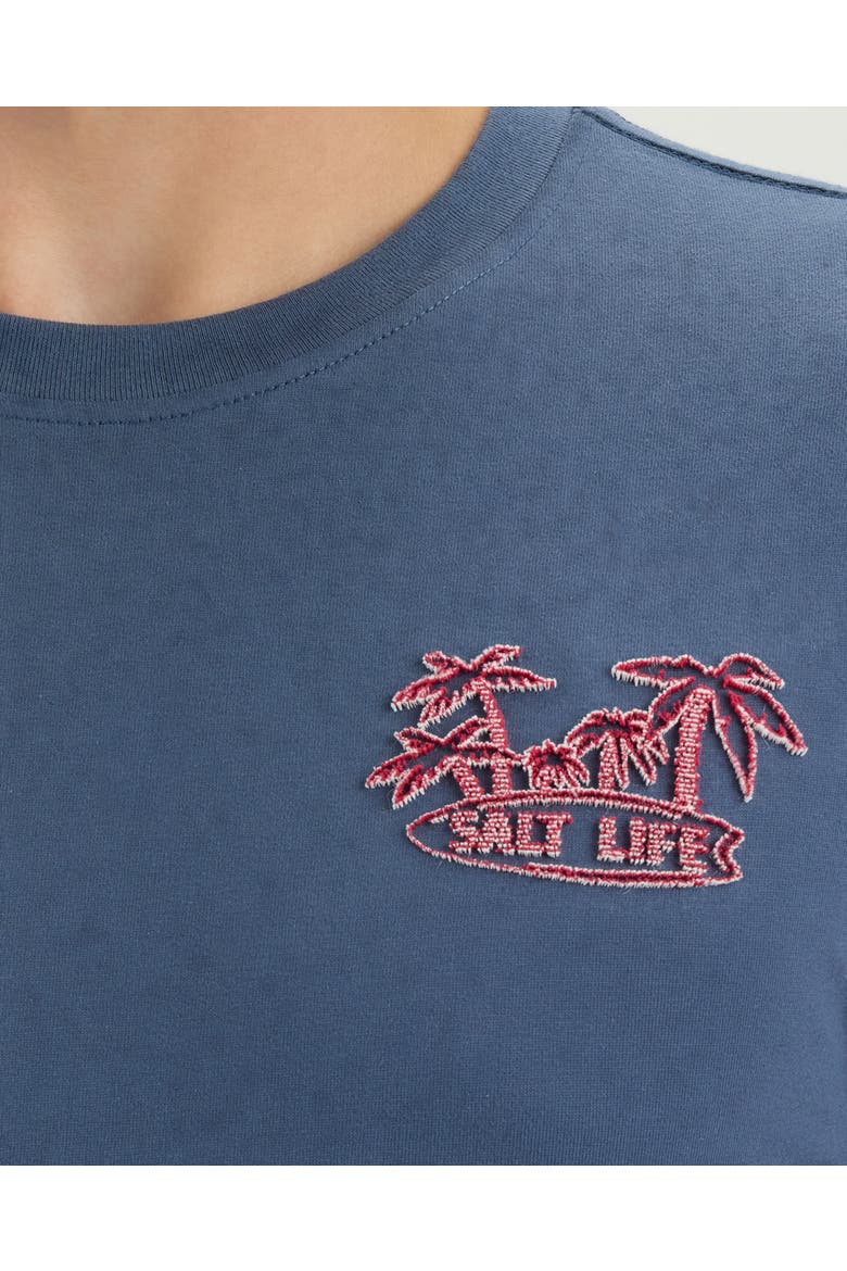 After Summer Short Sleeve Tee, Alternate, color, VINTAGE INDIGO