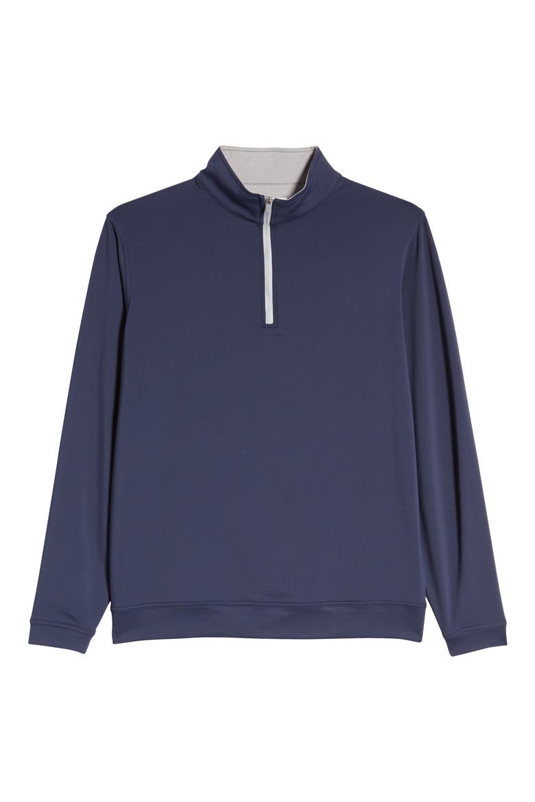 Perth Performance Quarter Zip Sweatshirt, Alternate, color, NAVY