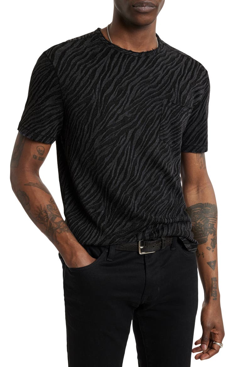 Kuhl Print Cotton Blend T-Shirt, Main, color, BLACK