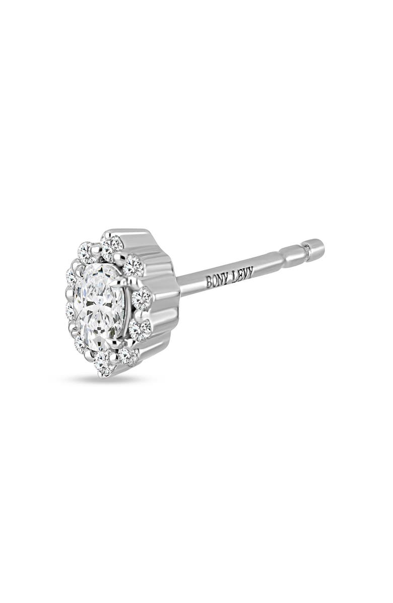 Bony Levy Rita 18K White Gold Diamond Halo Stud Earrings, Alternate, color, 18K White Gold