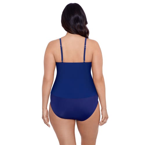 Trimshaper Ronnie 2 Tier Ruffle Tankini Swimsuit Top
