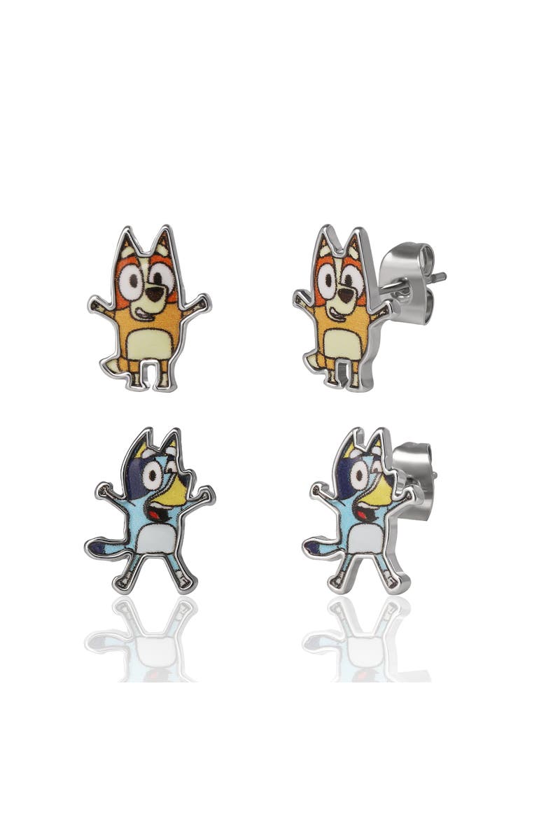 4-Pack Stud Earrings Set, Alternate, color, Multi