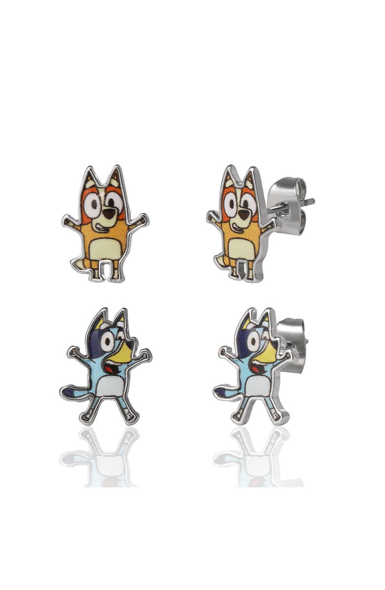 BLUEY 4-Pack Stud Earrings Set, Alternate, color, Multi