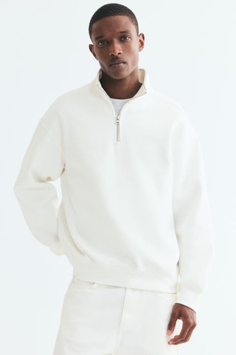Loose Fit Half-zip Sweatshirt