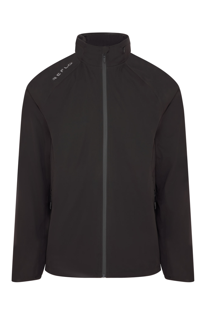 Reflo Evelix Waterproof Recyclable Jacket, Alternate, color, Black