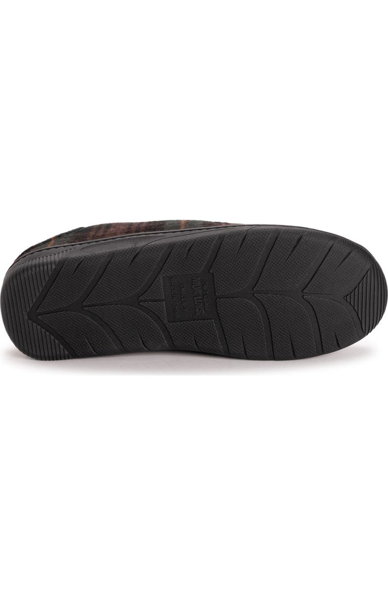 MUK LUKS Owen Step-Down Slipper, Alternate, color, Brown Plaid