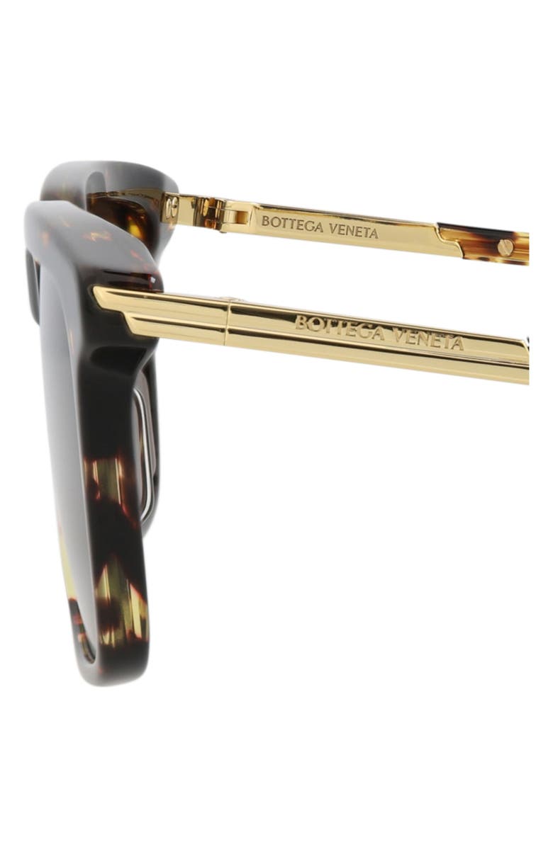 Bottega Veneta 56mm Square Sunglasses, Alternate, color, Havana Havana Brown