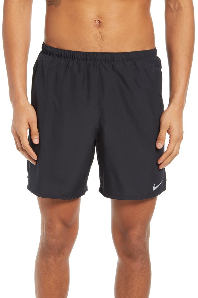 Dri-FIT Challenger Hybrid Running Shorts, Main, color, BLACK/ REFLECTIVE SILVER