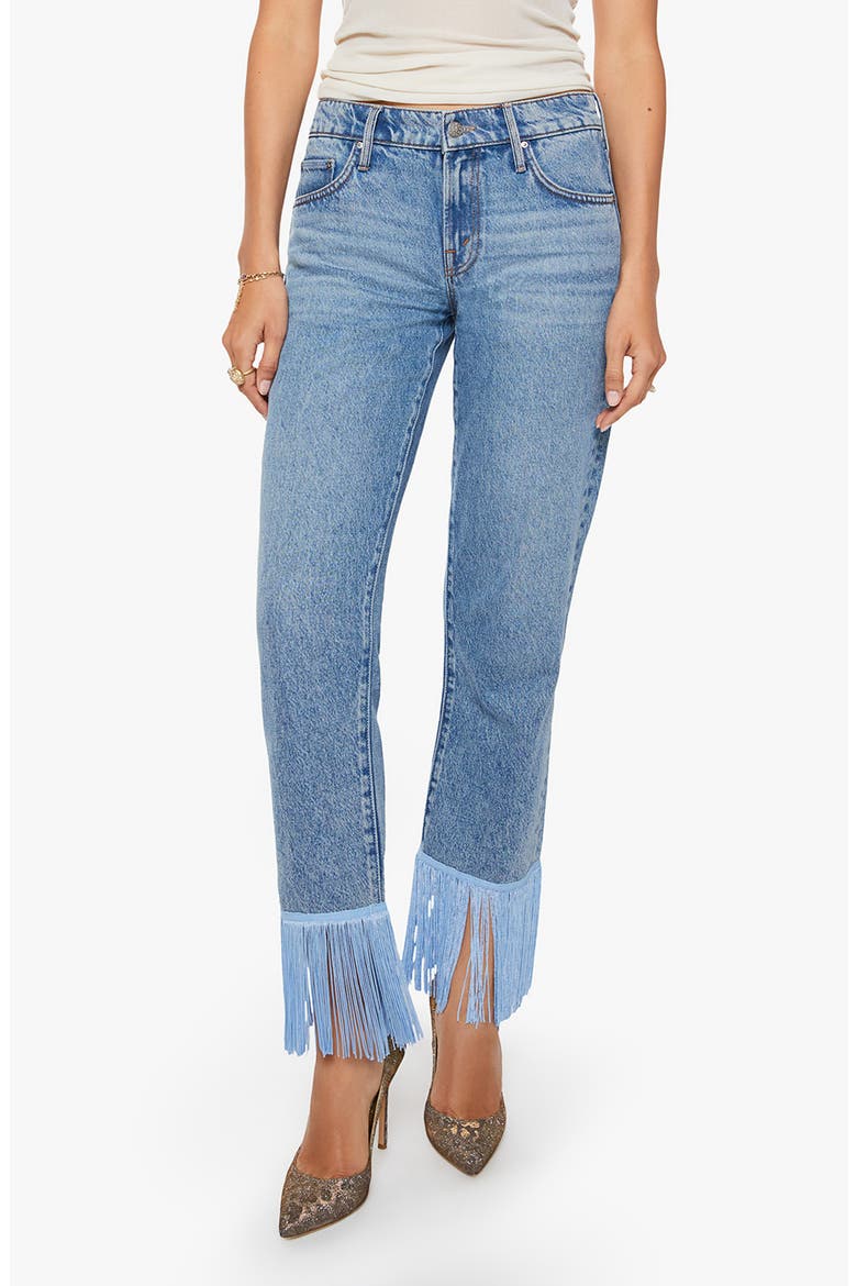 The Relish Fringe Ankle Jeans, Main, color, JERKY